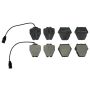 Raybestos PGD912M Raybestos Element3 Metallic Brake Pad Set