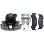 Raybestos RC4312 Raybestos R-Line Reman Semi-Loaded Coated Caliper & Bracket Assy