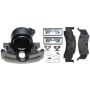 Raybestos RC4312 Raybestos R-Line Reman Semi-Loaded Coated Caliper & Bracket Assy