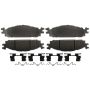 Raybestos SP1508PSH Raybestos Specialty - Police Metallic Brake Pad Set