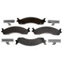 Raybestos SP655ATRH Raybestos Specialty - Medium Duty Metallic Brake Pad Set