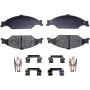 Raybestos SP804XPH Raybestos Specialty - Street Performance Metallic Brake Pad Set