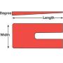 SPECIALTY PRODUCTS COMPANY 10405 AL SHIMS 2.5x5x0.5° (6)