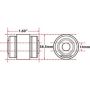 SPECIALTY PRODUCTS COMPANY 15617 X-AXIS SEALED FLEX JOINT