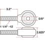 SPECIALTY PRODUCTS COMPANY 15738 XAXIS ROD END BALL JOINT