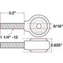 SPECIALTY PRODUCTS COMPANY 15743 XAXIS ROD END BALL JOINT