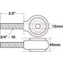 SPECIALTY PRODUCTS COMPANY 15765 XAXIS ROD END BALL JOINT