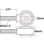 SPECIALTY PRODUCTS COMPANY 15767 XAXIS ROD END BALL JOINT