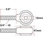 SPECIALTY PRODUCTS COMPANY 15768 XAXIS ROD END BALL JOINT