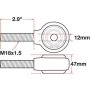 SPECIALTY PRODUCTS COMPANY 15771 XAXIS ROD END BALL JOINT