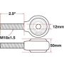 SPECIALTY PRODUCTS COMPANY 15774 XAXIS ROD END BALL JOINT
