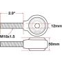 SPECIALTY PRODUCTS COMPANY 15775 XAXIS ROD END BALL JOINT