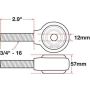 SPECIALTY PRODUCTS COMPANY 15780 XAXIS ROD END BALL JOINT