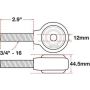 SPECIALTY PRODUCTS COMPANY 15793 XAXIS ROD END BALL JOINT