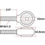 SPECIALTY PRODUCTS COMPANY 15794 XAXIS ROD END BALL JOINT