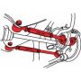 SPECIALTY PRODUCTS COMPANY 67640 SUBARU REAR ARMS (2)