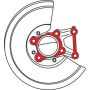 SPECIALTY PRODUCTS COMPANY 71764 1.0 DEG FORD CAMBER SHIM
