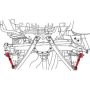 SPECIALTY PRODUCTS COMPANY 72345 MUSTANG TRAILING ARMS (PR)