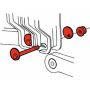 SPECIALTY PRODUCTS COMPANY 87350 REAR CAMBER ADJ CAMS (2)