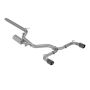 MBRP Exhaust S46063CF 3in. Cat-Back; Dual Split Rear Exit; T304; CF Tips
