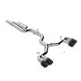 MBRP Exhaust S46123CF 3in. Cat-Back; Quad Split Rear; T304; CF Tips; Valve Delete