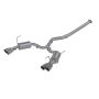 MBRP Exhaust S4800304 3in. Cat-Back; Dual Split Rear Exit; Street Version; T304