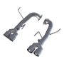 MBRP Exhaust S4801304 2.5in. Axle-Back; Dual Split Rear Exit; T304
