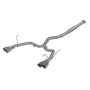 MBRP Exhaust S4802304 3in. Cat-Back; Dual Split Rear Exit; Race Version; T304