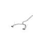 MBRP Exhaust S4808304 3in. Cat-Back; Dual Split Rear Exit; Quad Outlet; Race Version; T304
