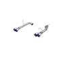 MBRP Exhaust S48103BE 2.5in. Axle-Back; Dual Split Rear; T304; Quad BE Tips