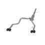 MBRP Exhaust S50043CF 3in. Cat-Back; 2.5in. Dual Split Rear; T304; Quad CF Tips