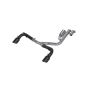 MBRP Exhaust S5207BLK 2.5in. Resonator-Back; Dual Split Rear Exit; BLK