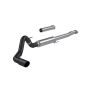 MBRP Exhaust S5209BLK 4in. Cat-Back; Single Side Exit; Race Version; BLK