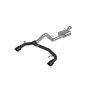 MBRP Exhaust S5241BLK 3in. Cat-Back; 2.5in. Dual Split Rear Exit; BLK