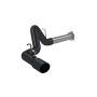 MBRP Exhaust S6026BLK 4in. Filter Back; Single Side Exit; BLK