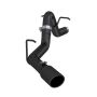 MBRP Exhaust S6058BLK 3in. Filter Back; Single Side Exit; BLK