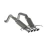 MBRP Exhaust S7030304 3in. Axle-Back; Dual Muffler; Dual Rear Exit; Quad Tip; T304