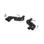 MBRP Exhaust S7036BLK 3in. Axle-Back; Dual Rear Exit; Quad Tip; BLK