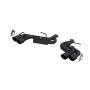 MBRP Exhaust S7039BLK 2.5in. Axle-Back; Dual Rear Exit; Quad Tips; BLK