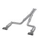 MBRP Exhaust S7104409 3in. Cat-Back; Dual Split Rear Exit; T409