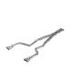 MBRP Exhaust S7115AL 3in. Cat-Back; Dual Rear Exit; Street Version; AL; Quad Tips