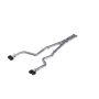 MBRP Exhaust S71163CF 3in. Cat-Back; Dual Rear Exit; Race Version; T304; Quad CF Tips