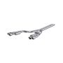 MBRP Exhaust S7207304 3in. Cat-Back; Dual Rear Exit; Quad Tips; Race Version; T304