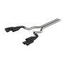 MBRP Exhaust S7207BLK 3in. Cat-Back; Dual Rear Exit; Quad Tips; Race Version; BLK