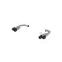 MBRP Exhaust S72113CF 2.5in. Axle-Back; Dual Rear Exit; T304; Quad CF Tips