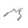 MBRP Exhaust S7260304 3in. Cat-Back; Dual Split Rear Exit; Race Version; T304