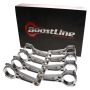 Boostline SC5700927 Connecting Rod, Chevy Small Block, 5.700 in. Length, ARP2000, Set of 8