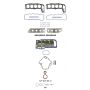 FEL PRO GASKETS 260-3186 Engine Gasket Set