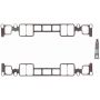 FEL PRO GASKETS MS 90131-2 Engine Intake Manifold Gasket Set