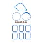 FEL PRO GASKETS MS 93205-1 Engine Intake Manifold Gasket Set